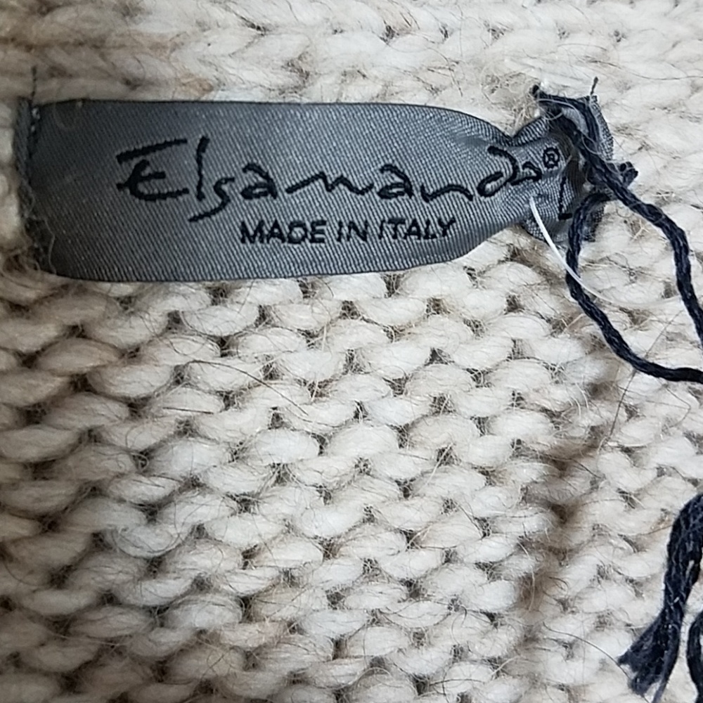 Eslamanda ruffle Wool tie cardigan sweater - Picture 2 of 5